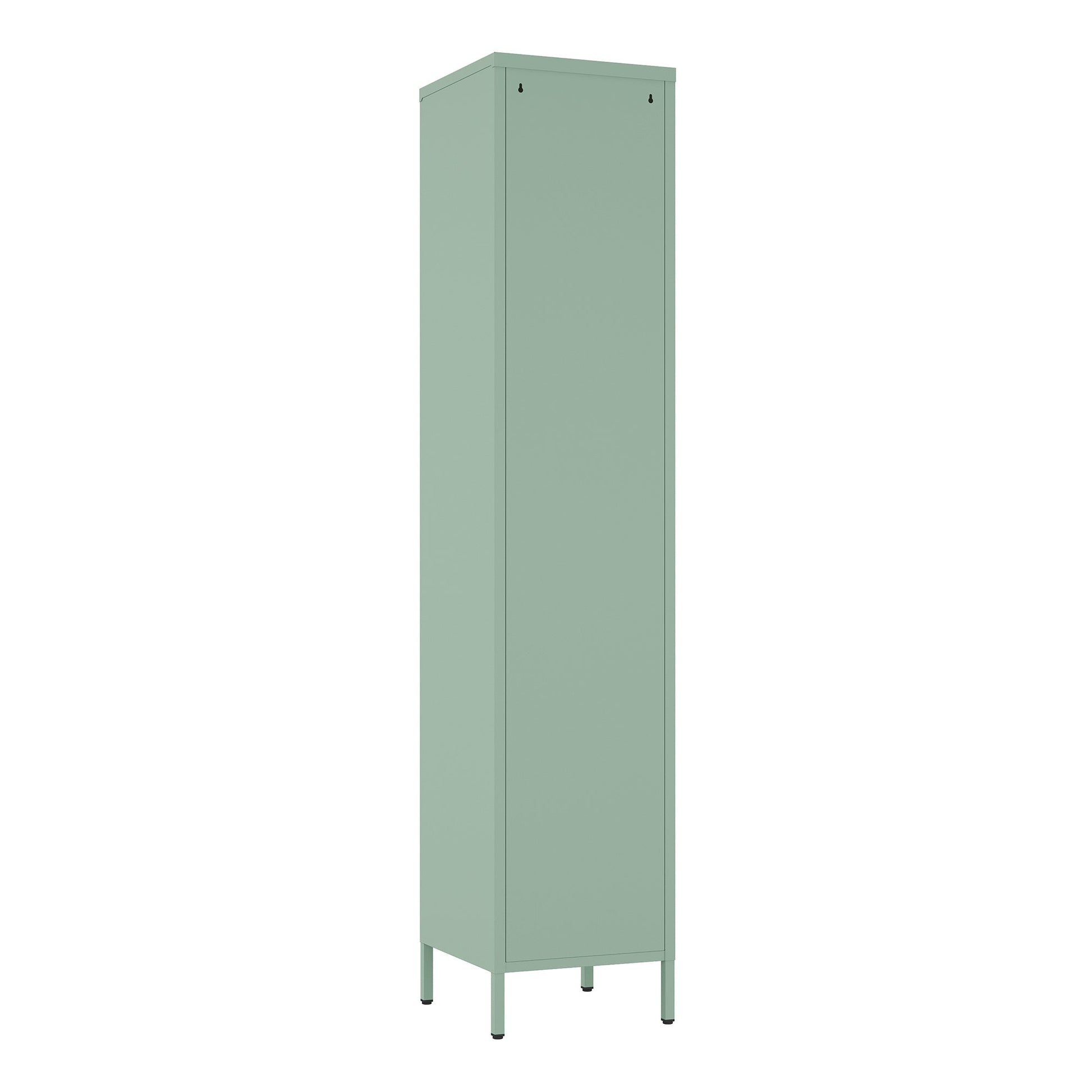 Naomi 15" Single Locker Storage Cabinet in Green - Ornate Home