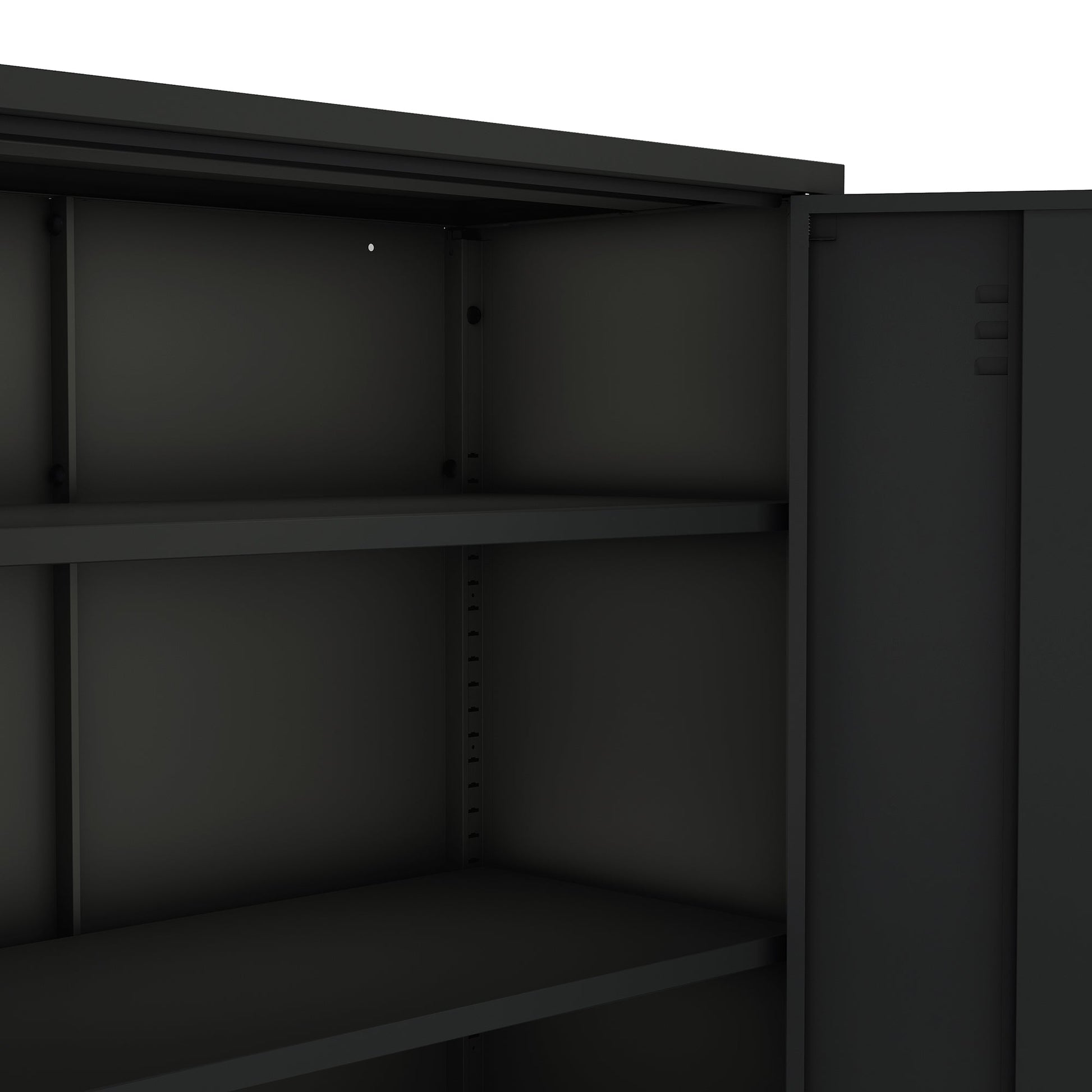Naomi 31.5" Accent Cabinet in Black - Ornate Home