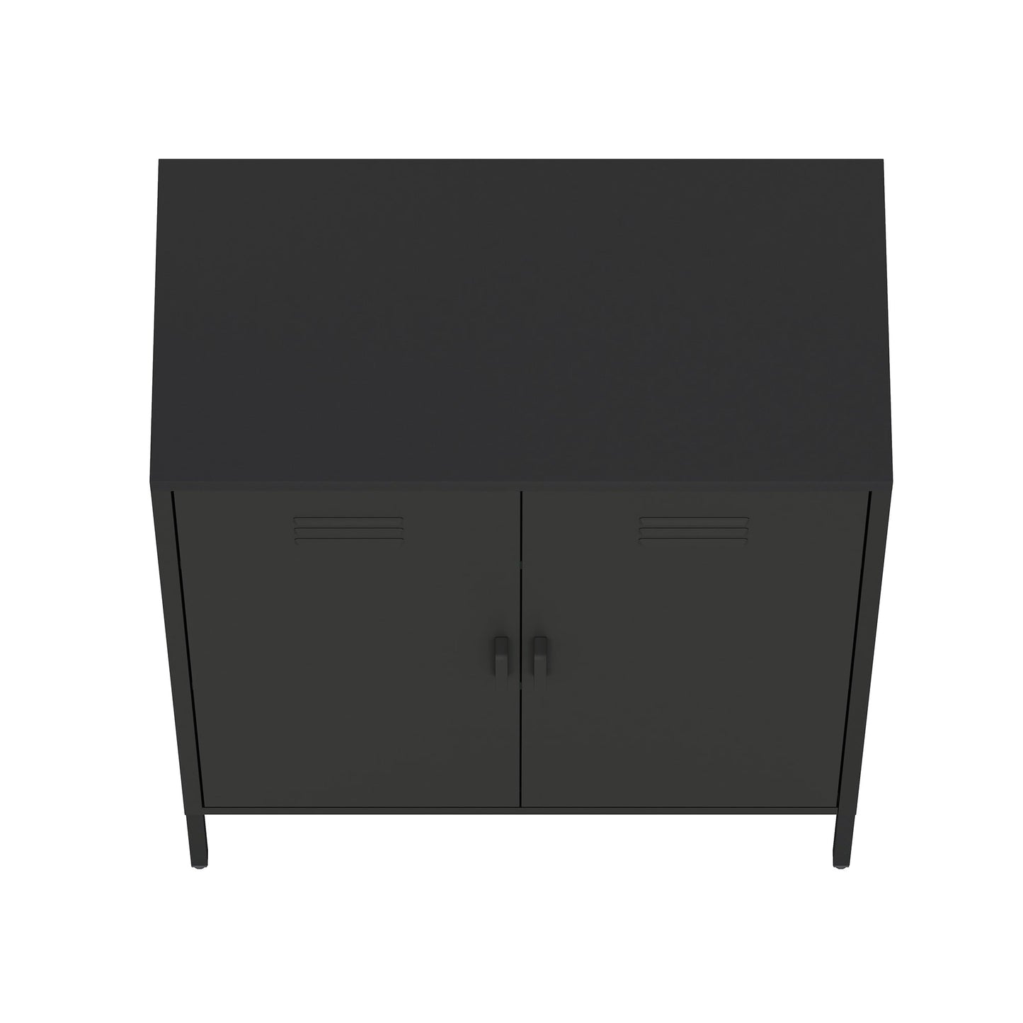 Naomi 31.5" Accent Cabinet in Black - Ornate Home