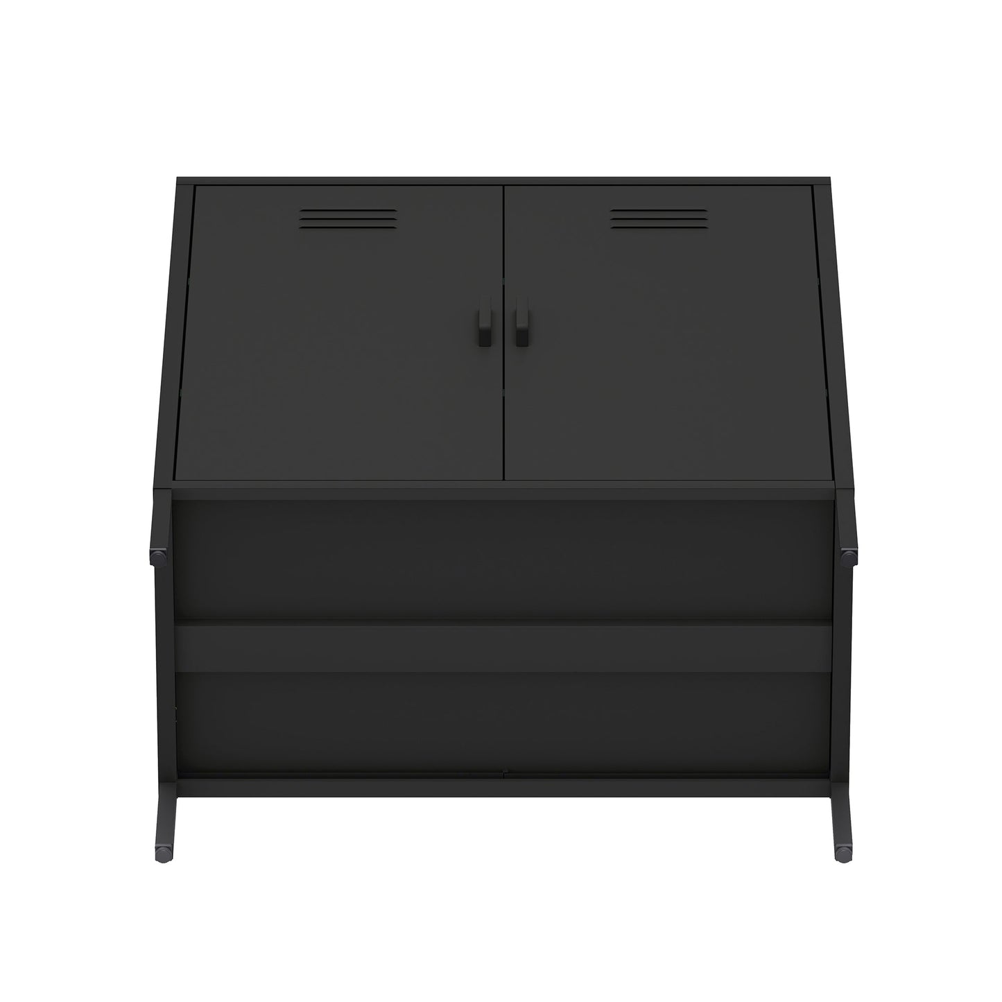 Naomi 31.5" Accent Cabinet in Black - Ornate Home