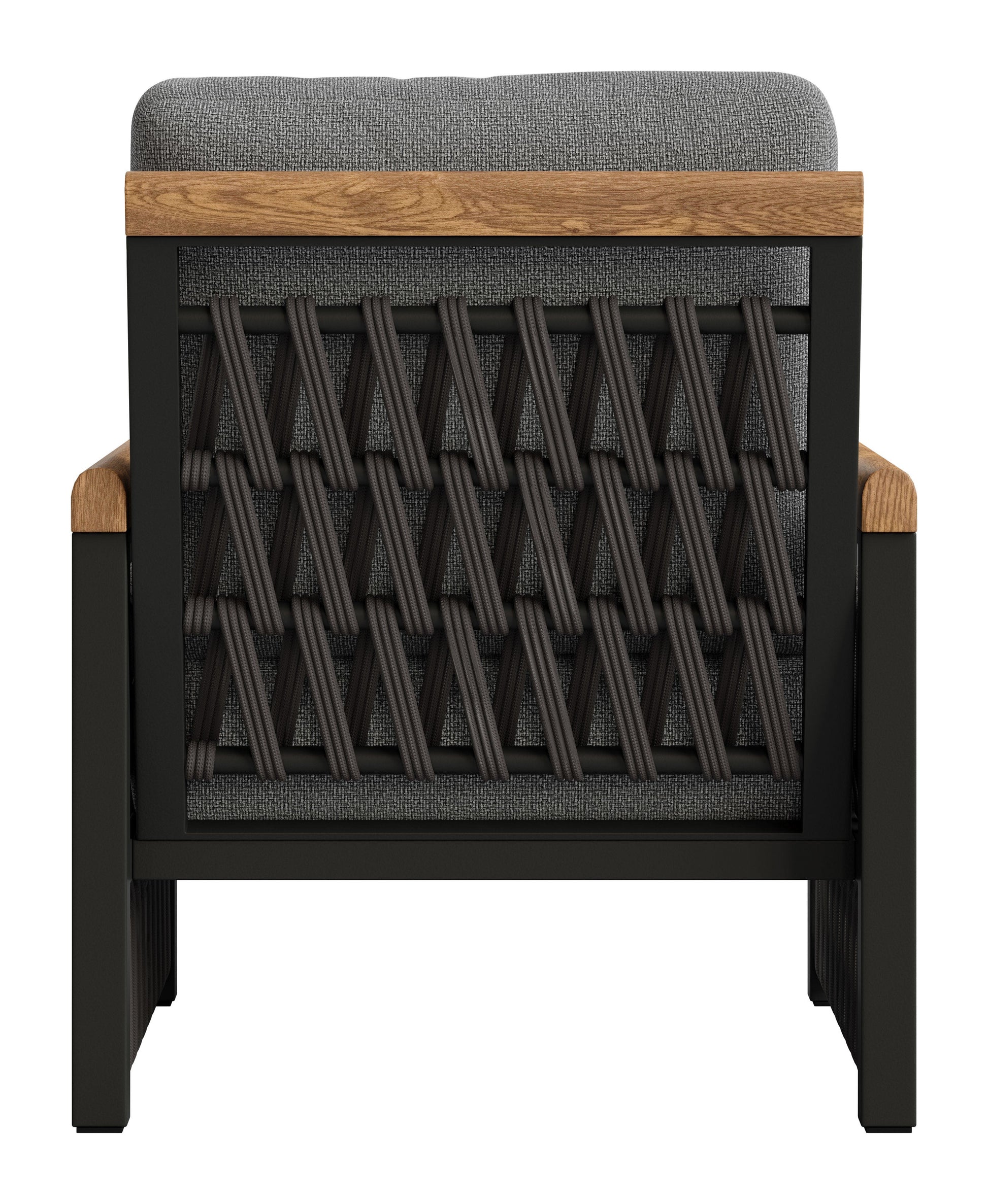 Naru Gray Outdoor Accent Chair - Ornate Home