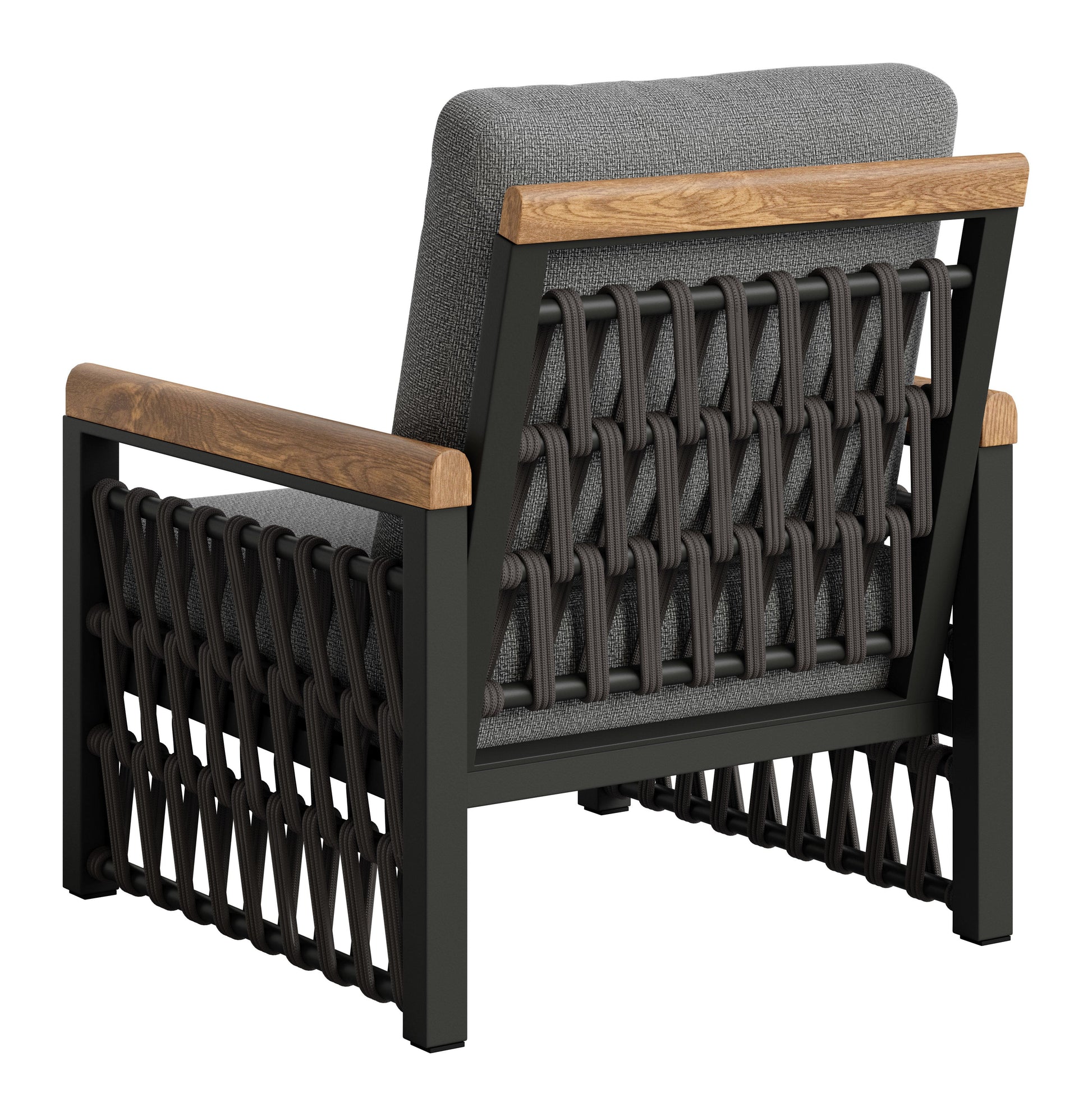 Naru Gray Outdoor Accent Chair - Ornate Home