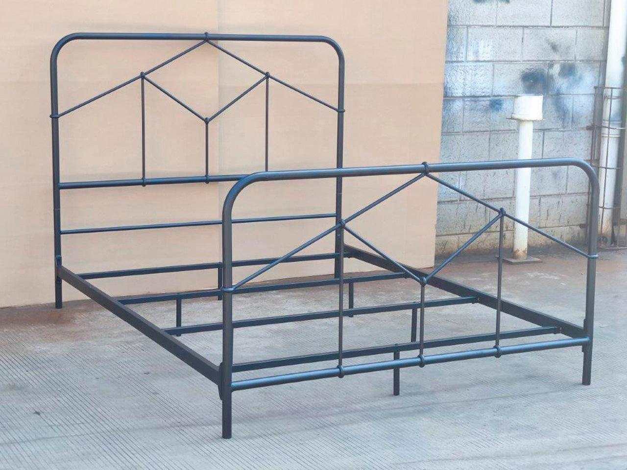 Nashburg Queen Metal Bed- Viva Furn