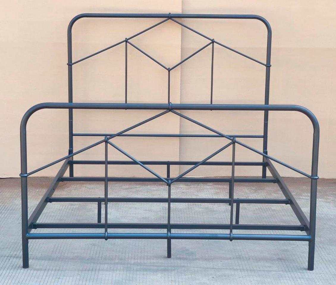 Nashburg Queen Metal Bed- Viva Furn