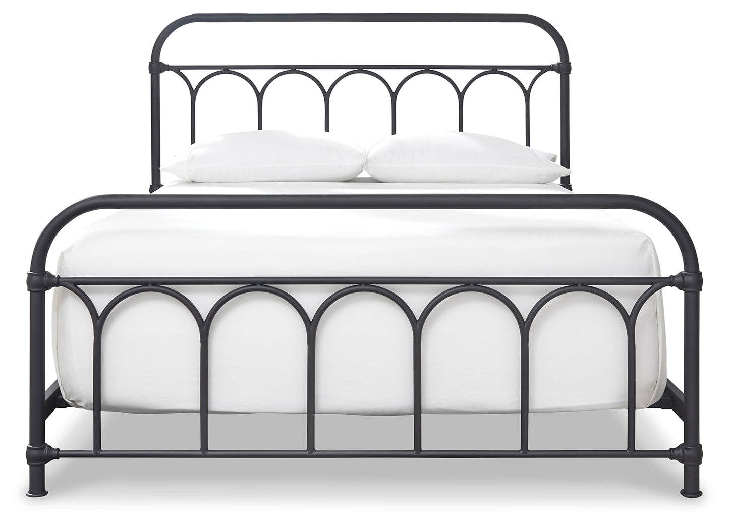 Nashburg Queen Metal Bed- Viva Furn