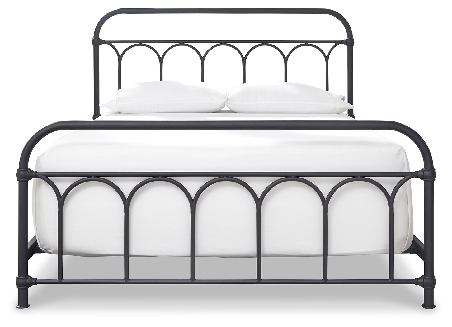 Nashburg Queen Metal Bed- Viva Furn