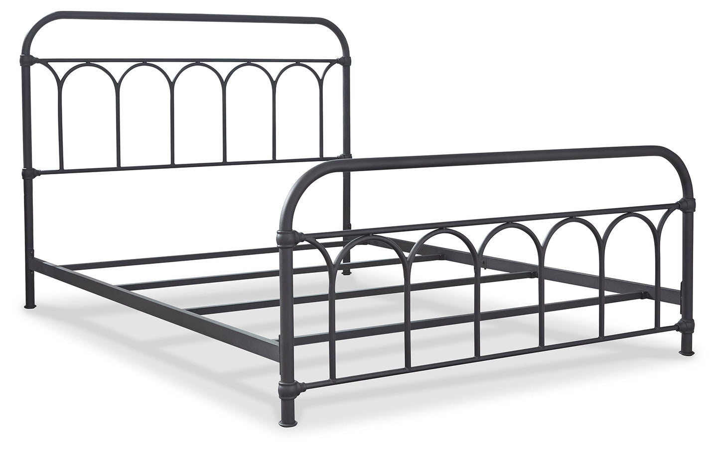 Nashburg Queen Metal Bed- Viva Furn