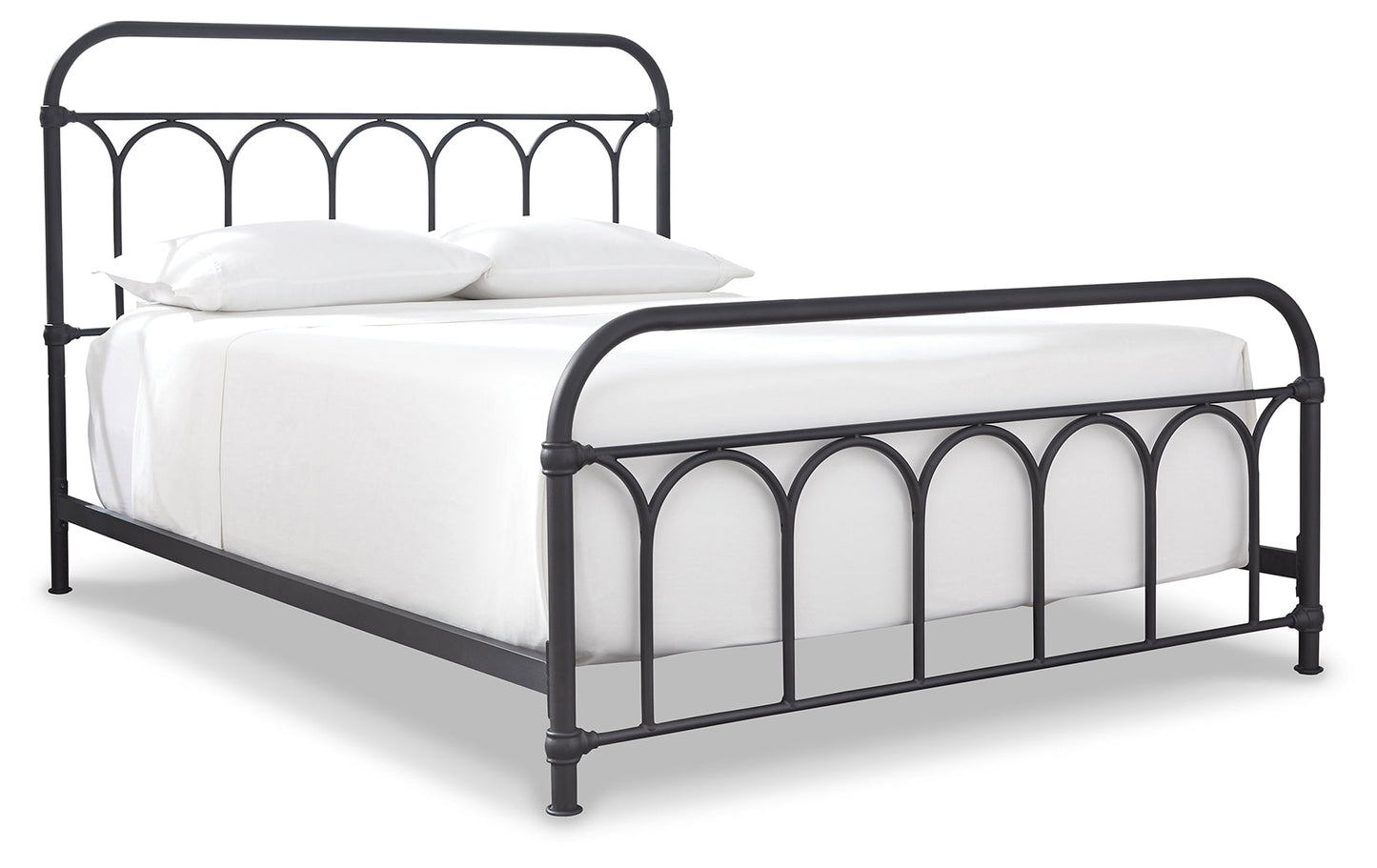 Nashburg Queen Metal Bed- Viva Furn