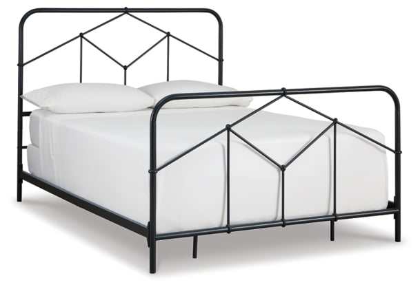 Nashburg Queen Metal Bed- Viva Furn
