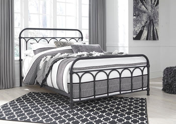 Nashburg Queen Metal Bed- Viva Furn