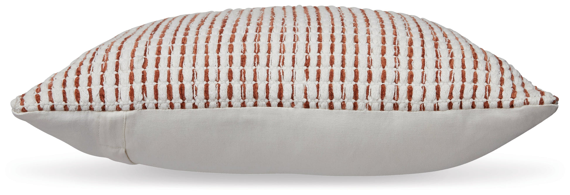 Nashlin White/Rust Pillow- Viva Furn