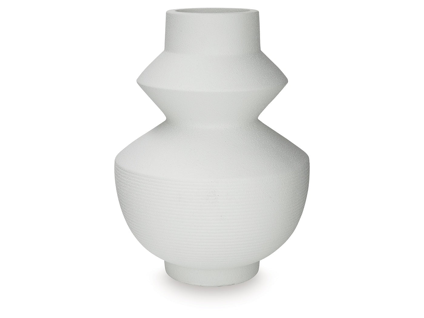 Naveen White Vase- Viva Furn