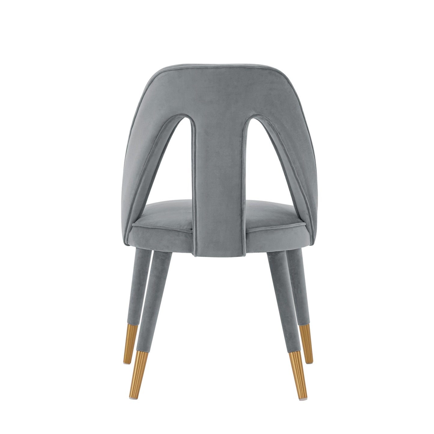 Neda Dining Chair in Grey (set of 2) - Ornate Home