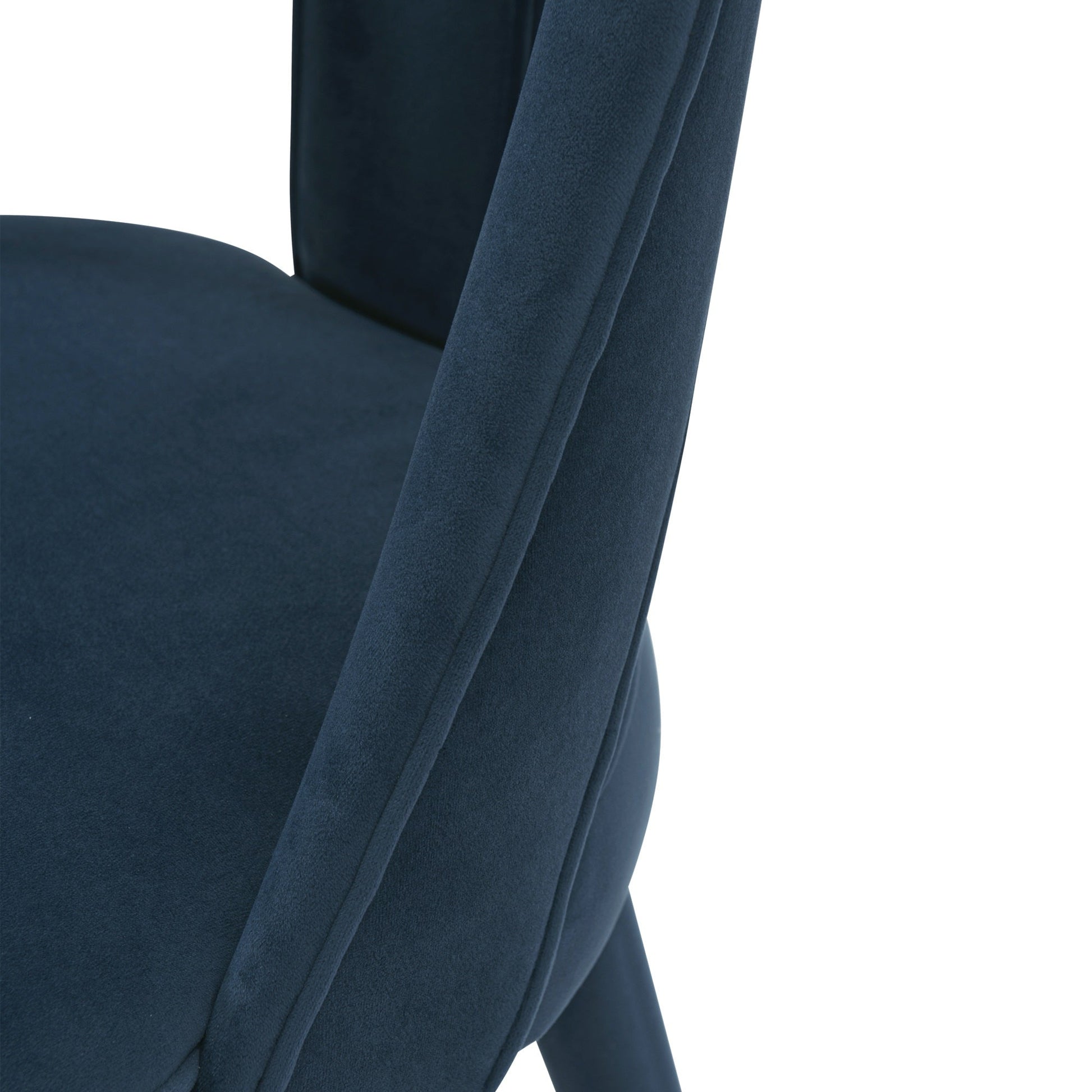 Neda Dining Chair in Midnight Blue (set of 2) - Ornate Home