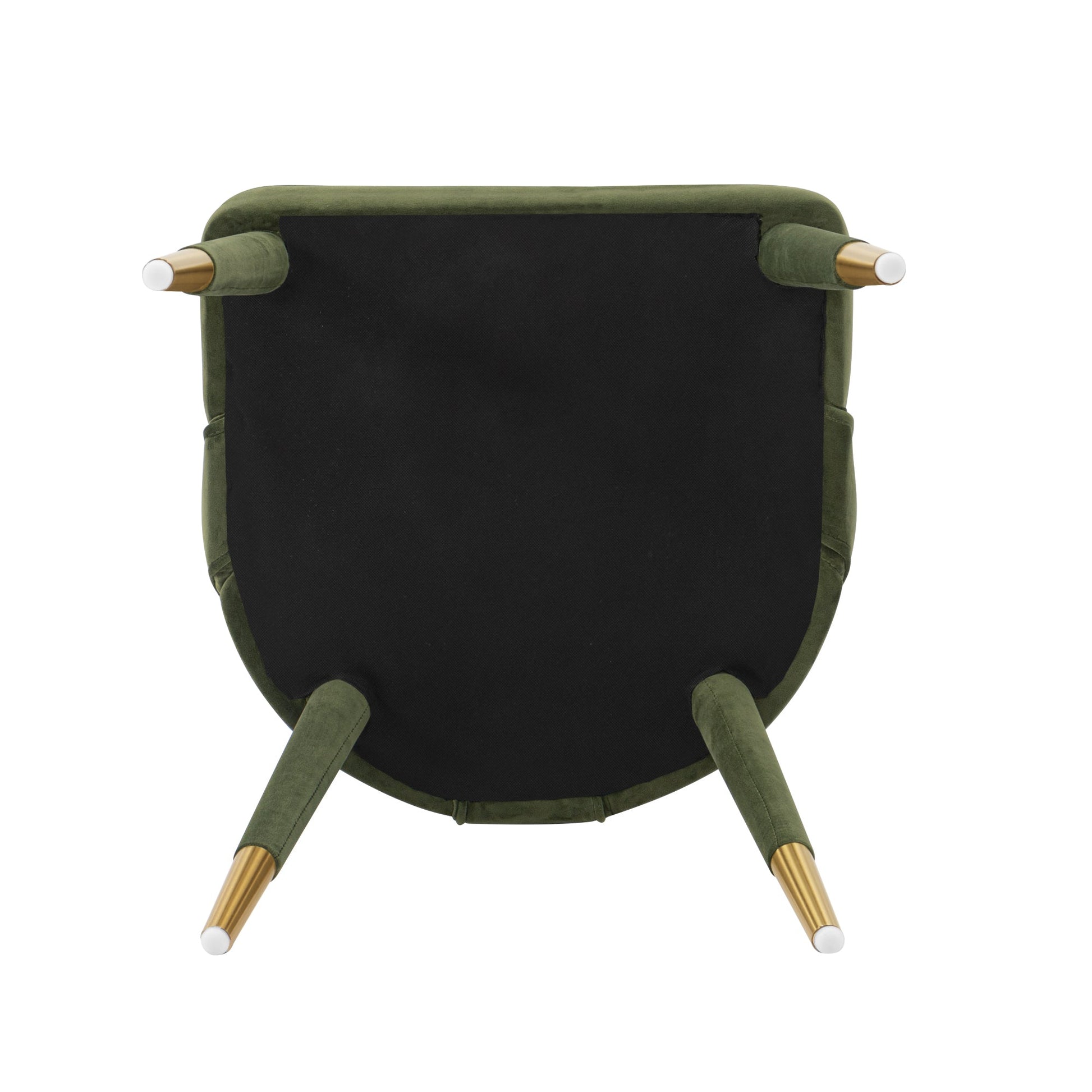Neda Dining Chair in Olive Green (set of 2) - Ornate Home