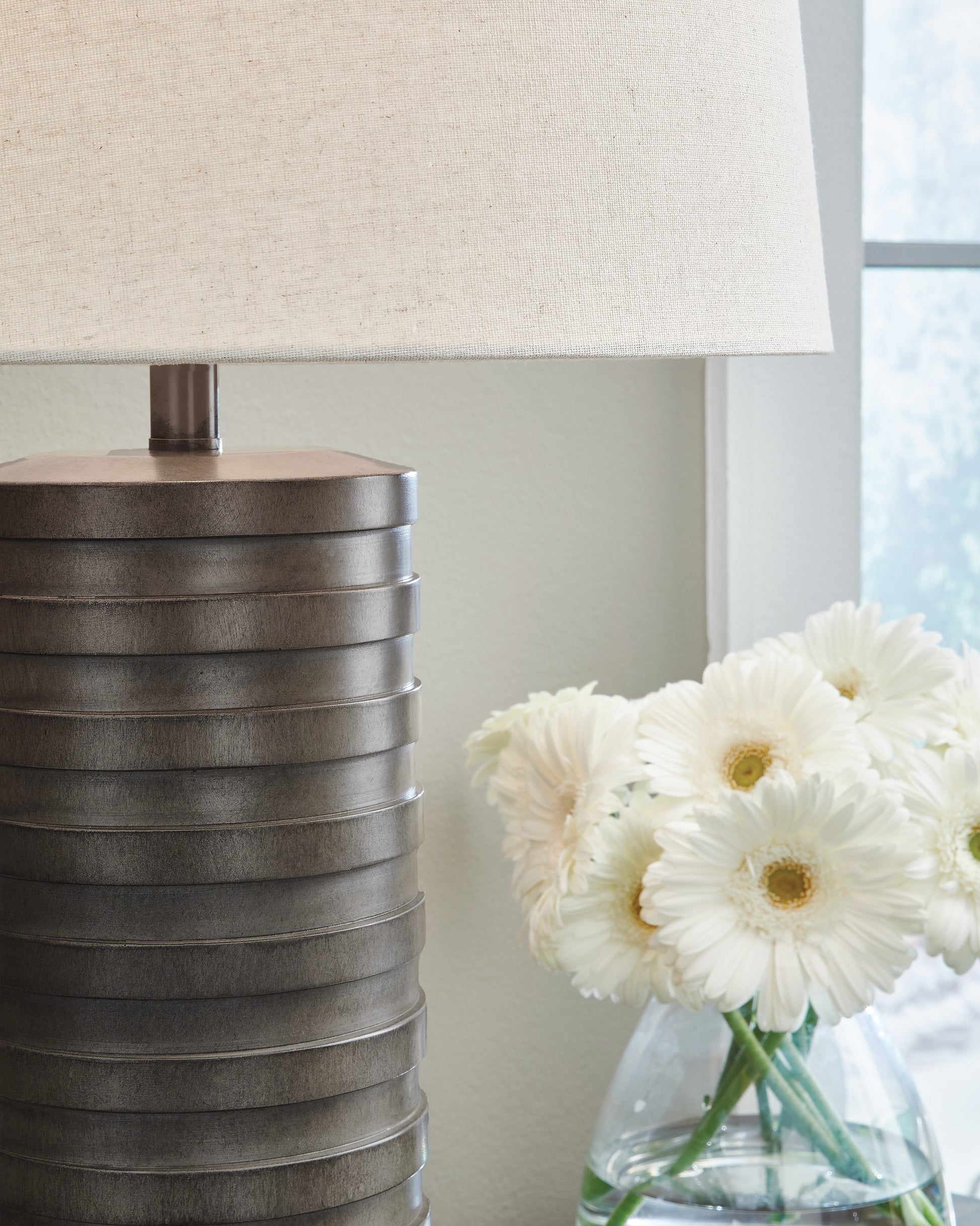 Neilett Antique Brown Table Lamp (Set of 2)- Viva Furn