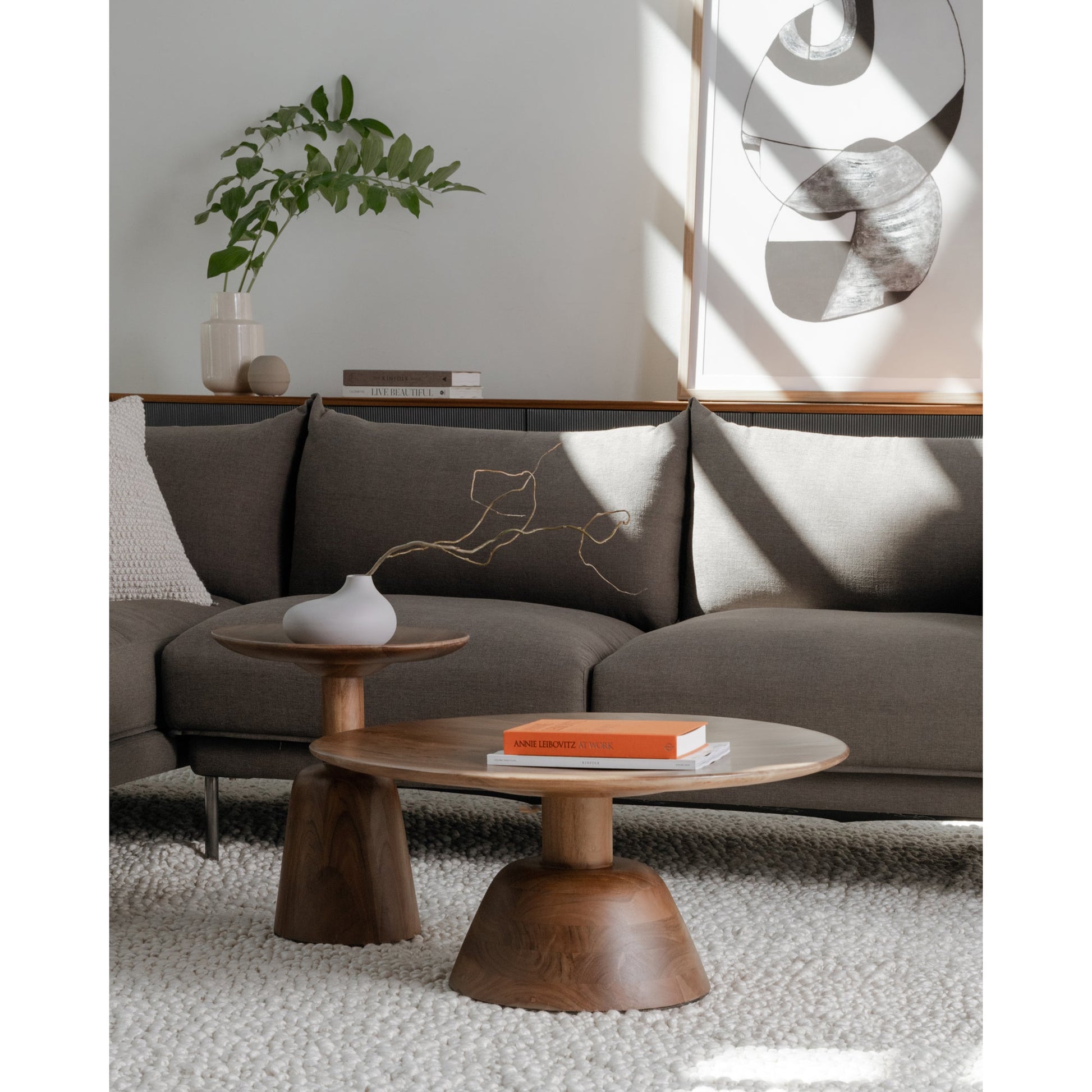Nels Dark Brown End Table - Ornate Home