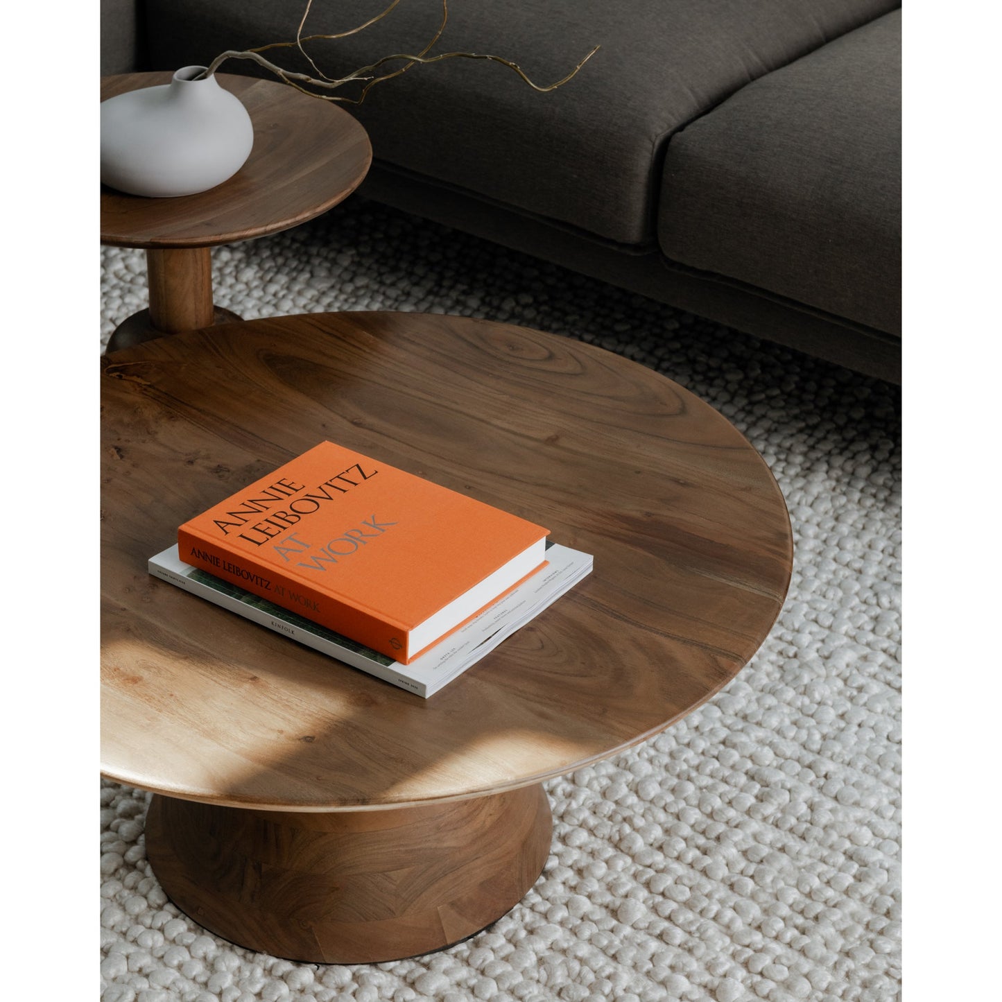 Nels Dark Brown End Table - Ornate Home