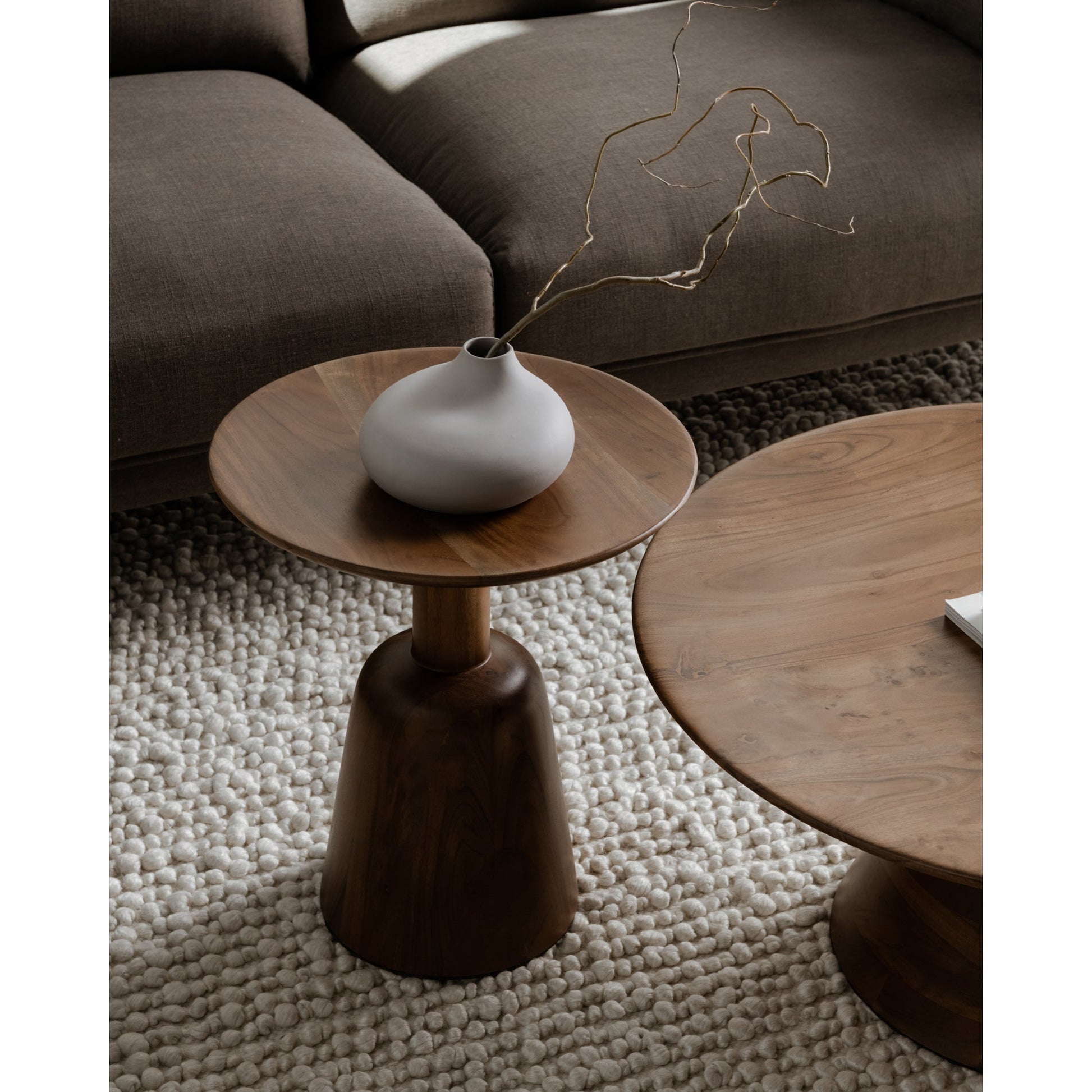 Nels Dark Brown End Table - Ornate Home