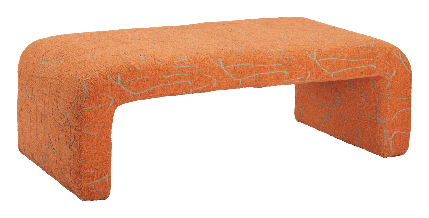 Nendo Orange Bench Abstract - Ornate Home