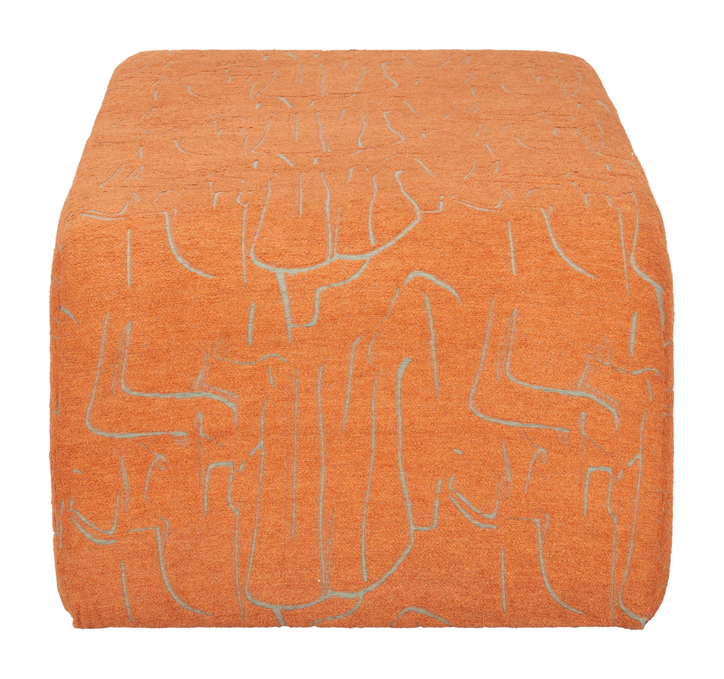 Nendo Orange Bench Abstract - Ornate Home