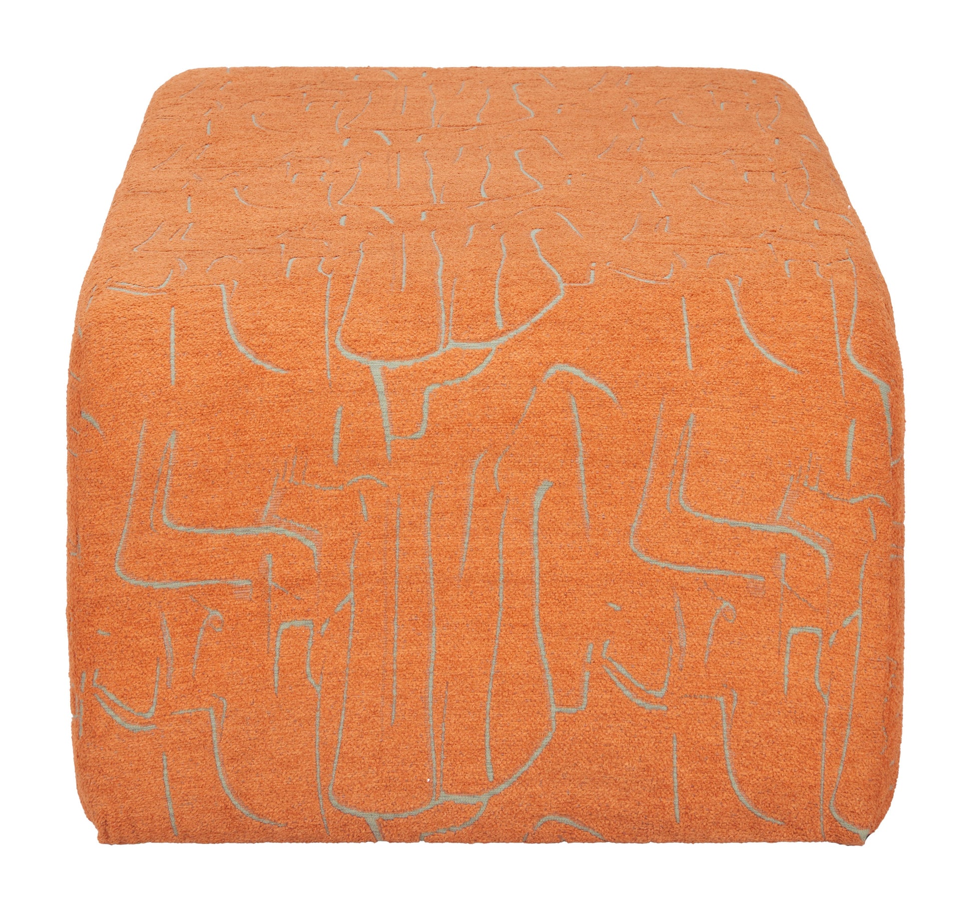Nendo Orange Bench Abstract - Ornate Home