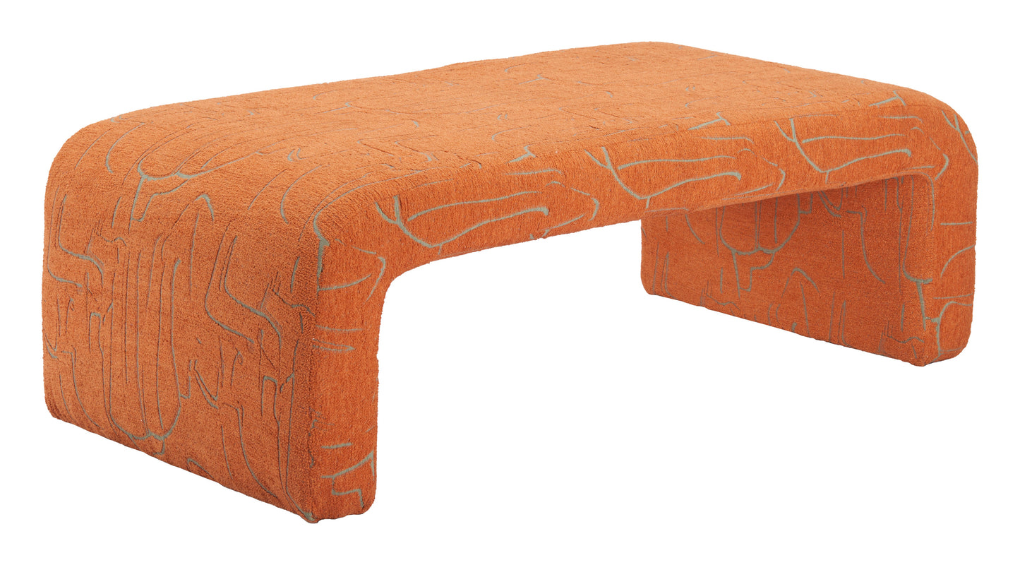 Nendo Orange Bench Abstract - Ornate Home
