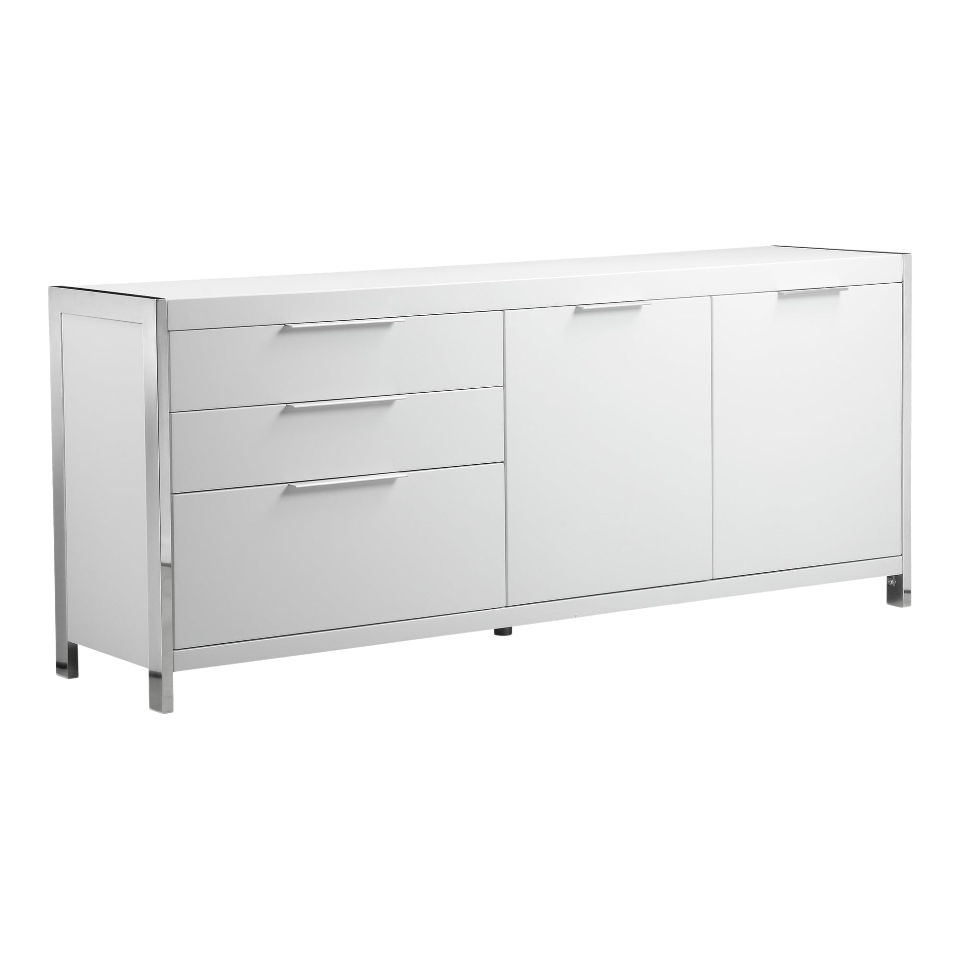Neo White Sideboard - Ornate Home