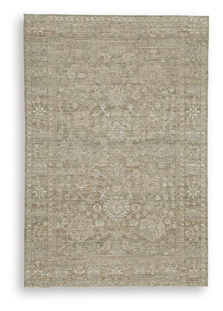 Neroham Gray/Brown/Cream Medium Rug- Viva Furn