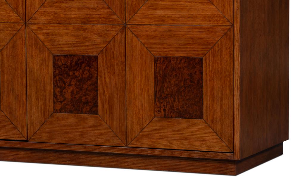 Newport Brown Credenza - Ornate Home