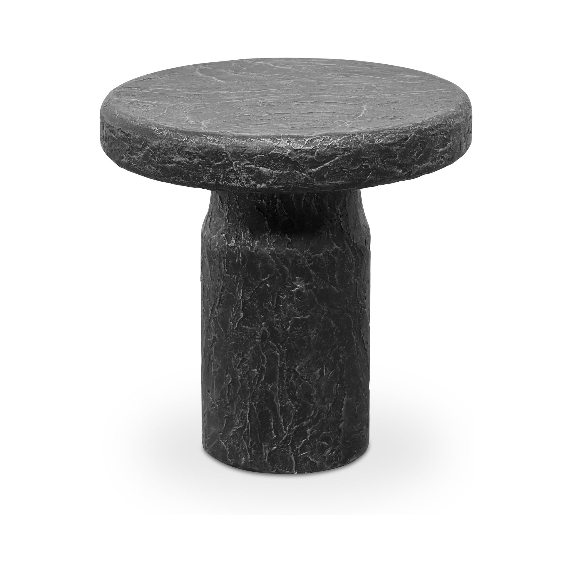 Nia Charcoal Outdoor Side Table - Ornate Home