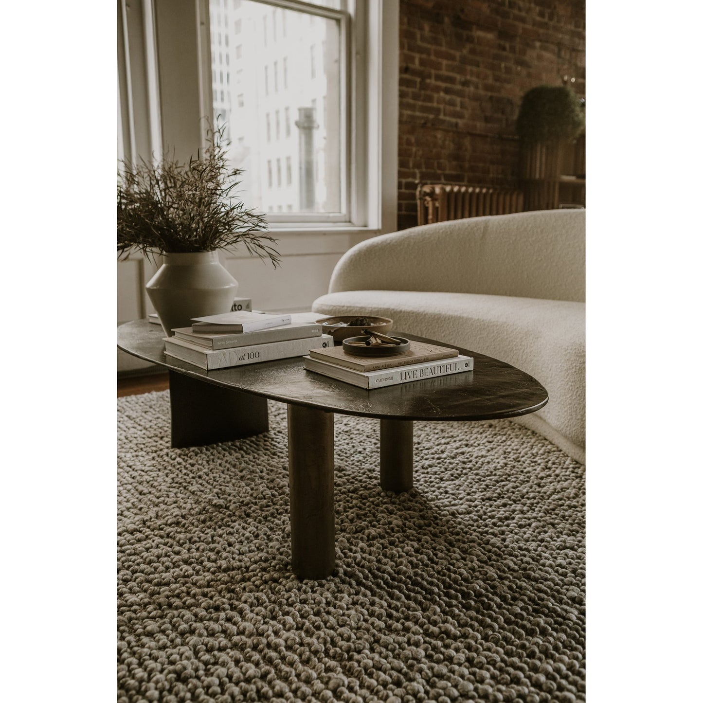 Nicko Black Coffee Table - Ornate Home