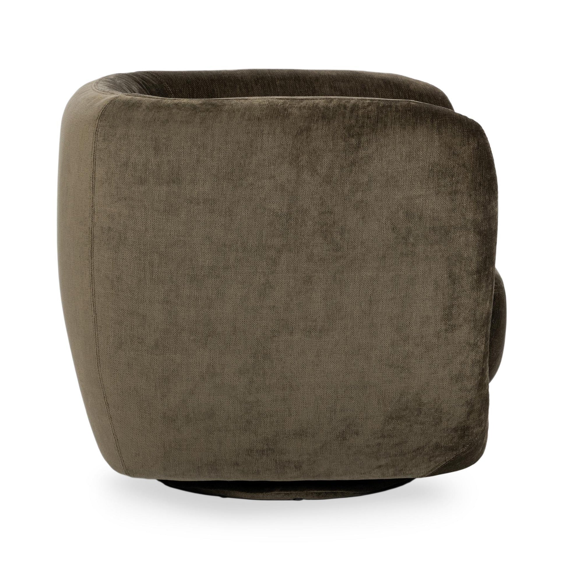 Nico Olive Green Swivel Chair - Ornate Home