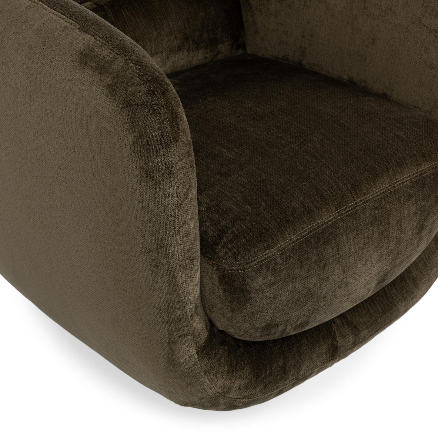 Nico Olive Green Swivel Chair - Ornate Home