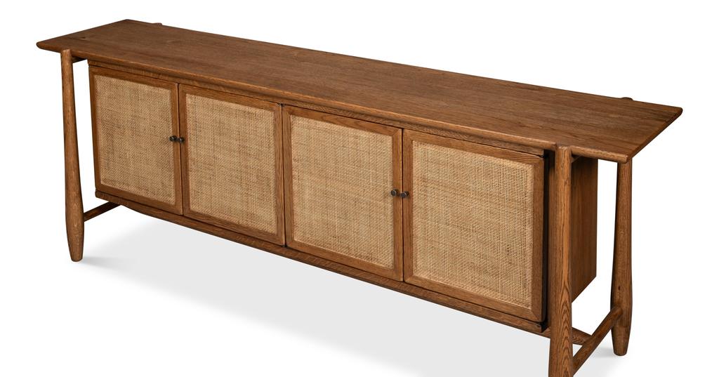 Nido Natural 4 Doors Sideboard - Ornate Home