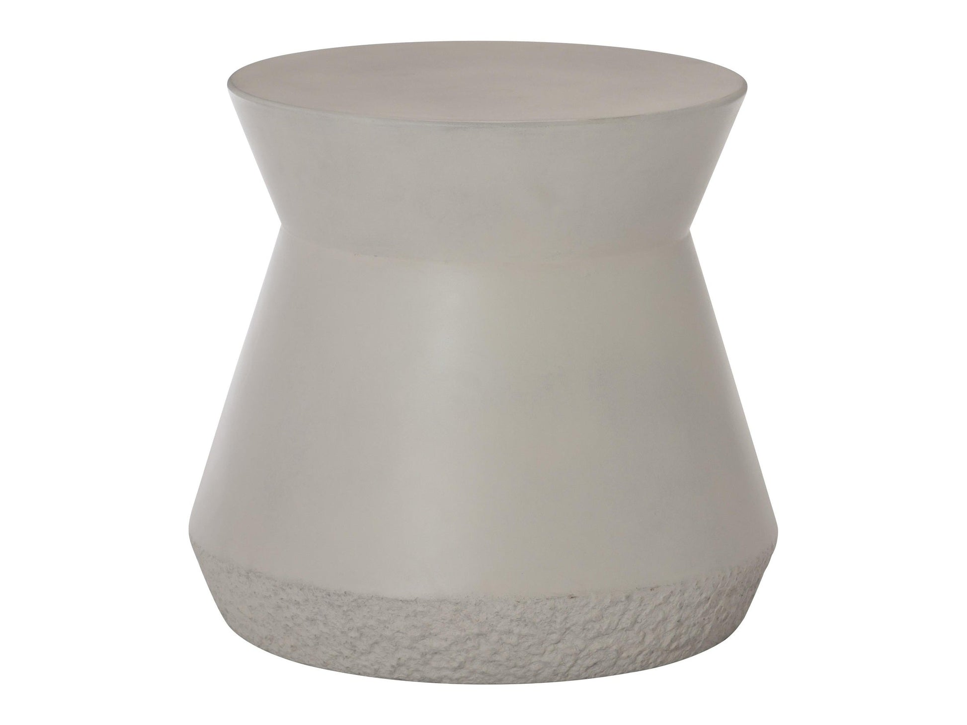 Nidra Sand Grey Accent Table - Ornate Home