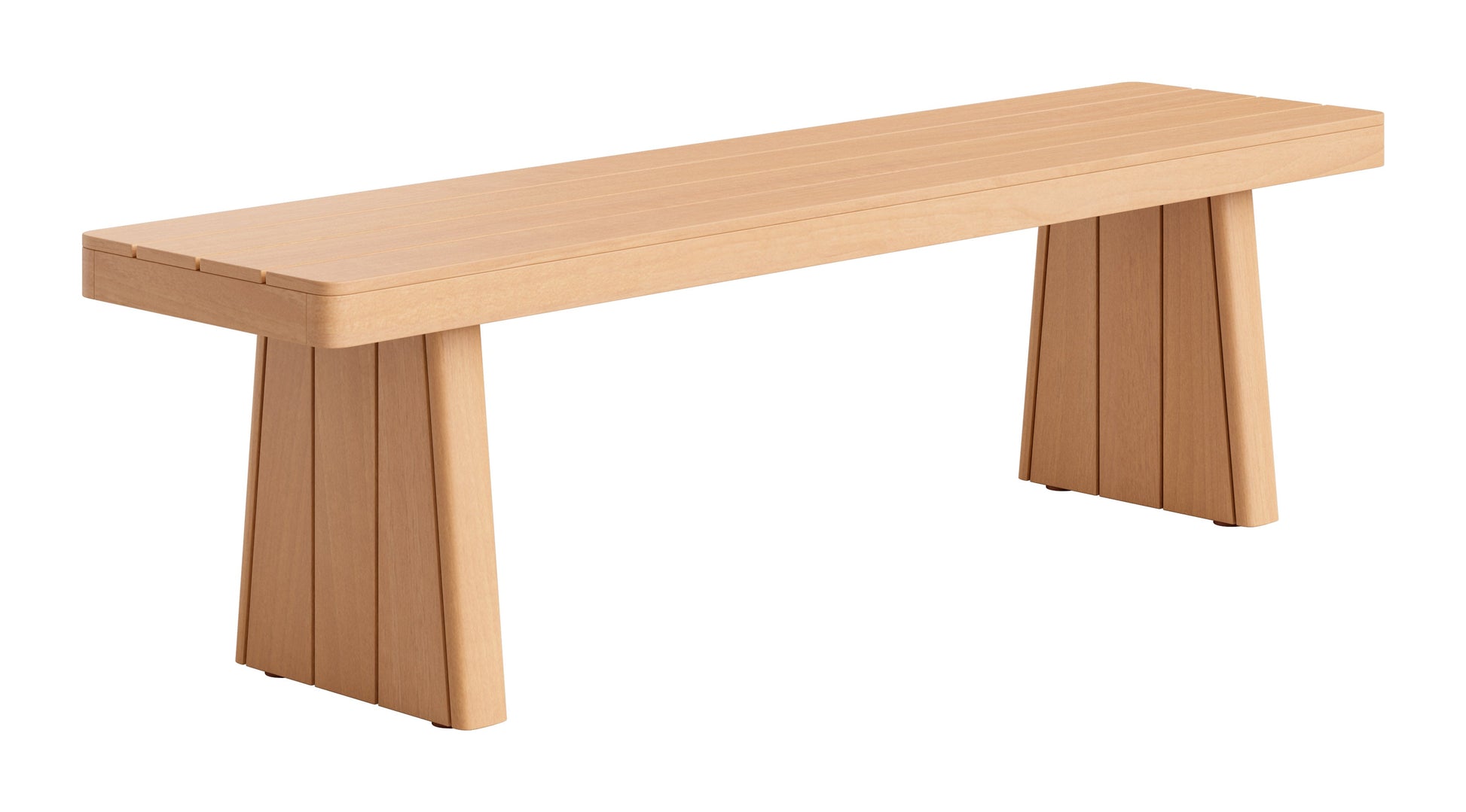 Nimone Natural Outdoor Bench - Ornate Home