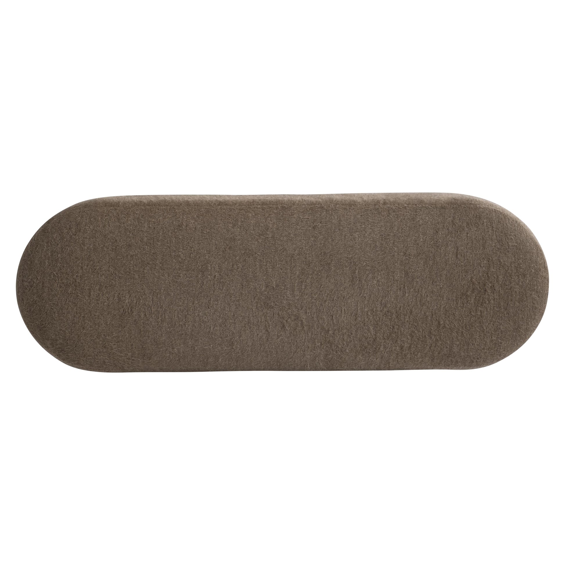 Nino Brown Fabric Bench - Ornate Home