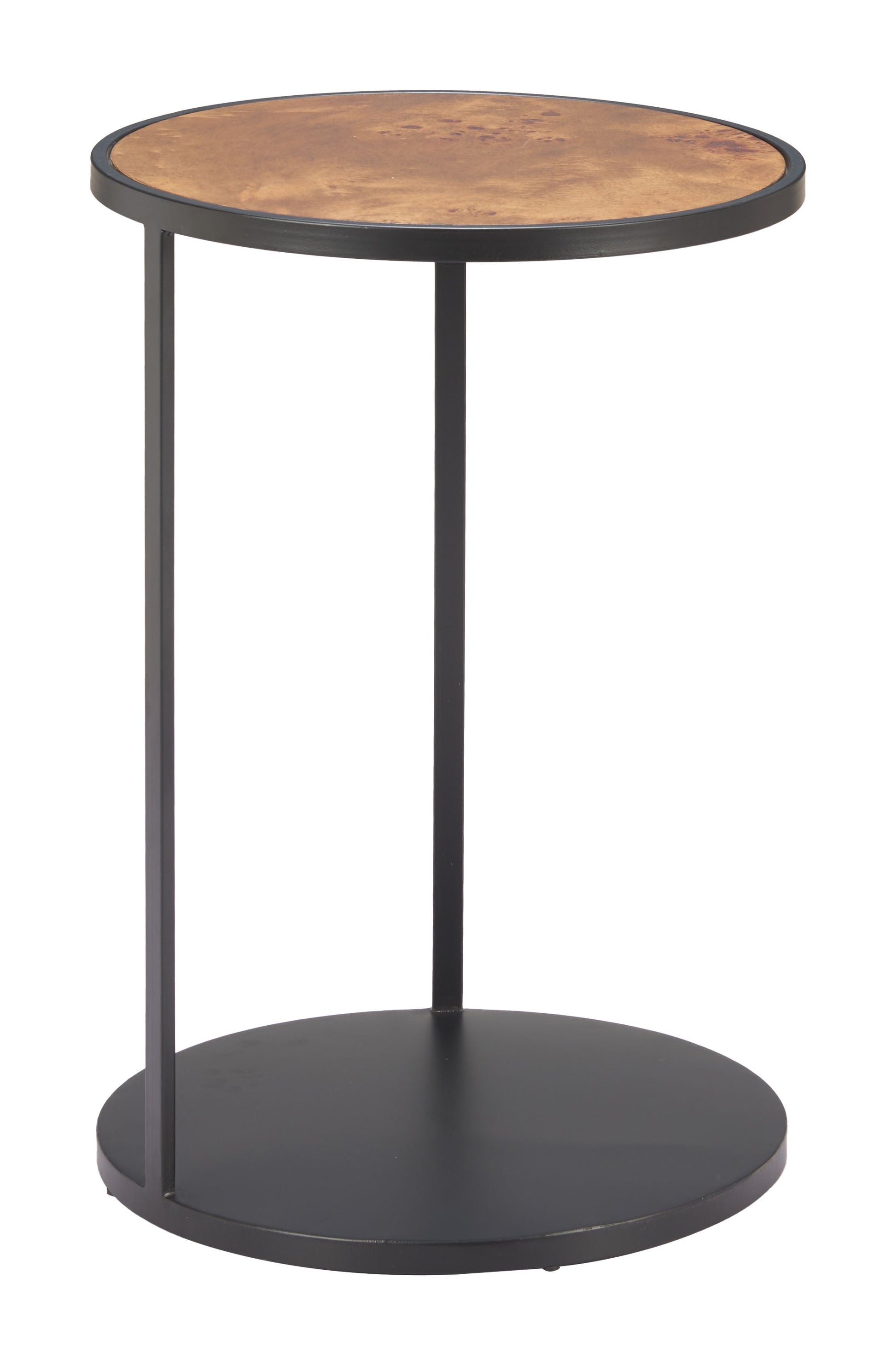 Nodo Brown & Black Side Table - Ornate Home
