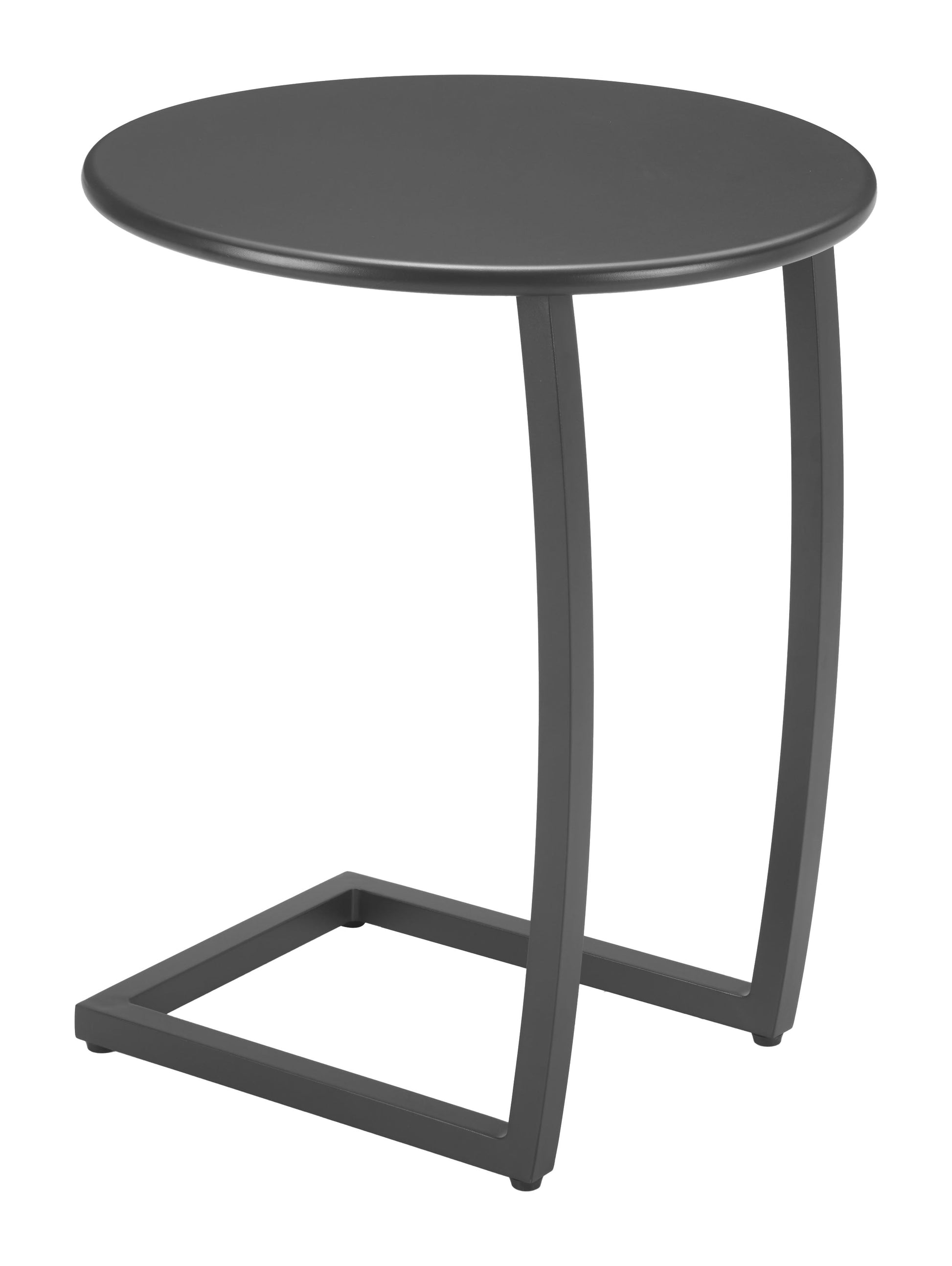 Noga Black Outdoor End Table - Ornate Home