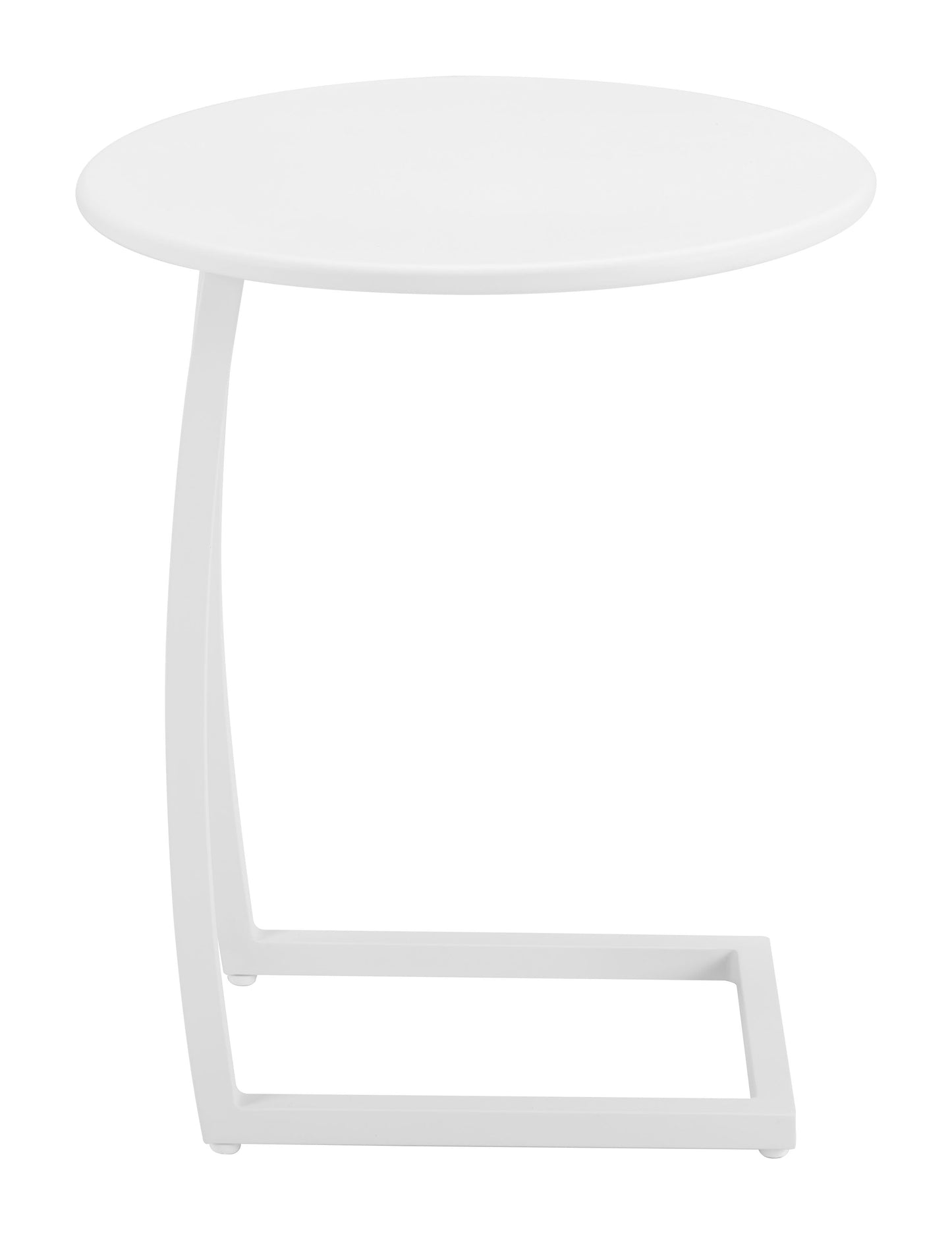Noga White Outdoor End Table - Ornate Home