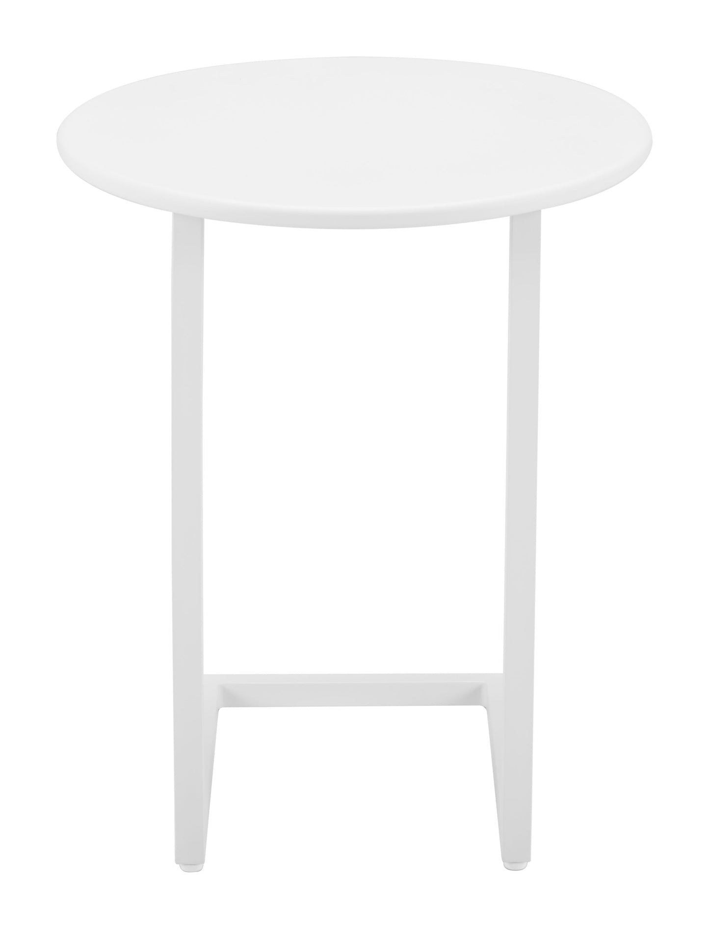 Noga White Outdoor End Table - Ornate Home