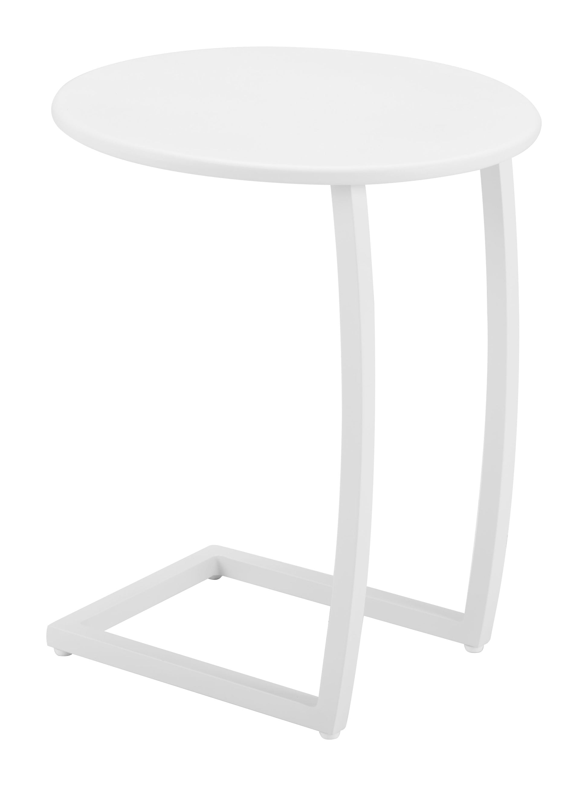 Noga White Outdoor End Table - Ornate Home