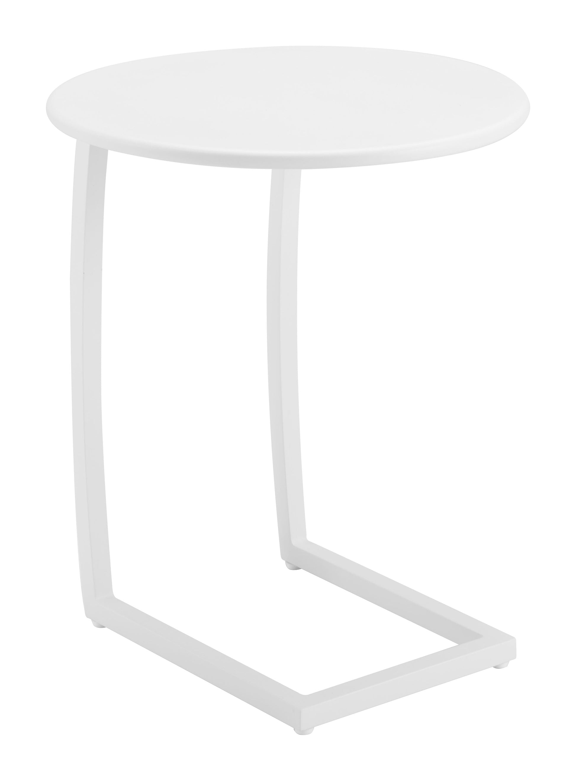 Noga White Outdoor End Table - Ornate Home