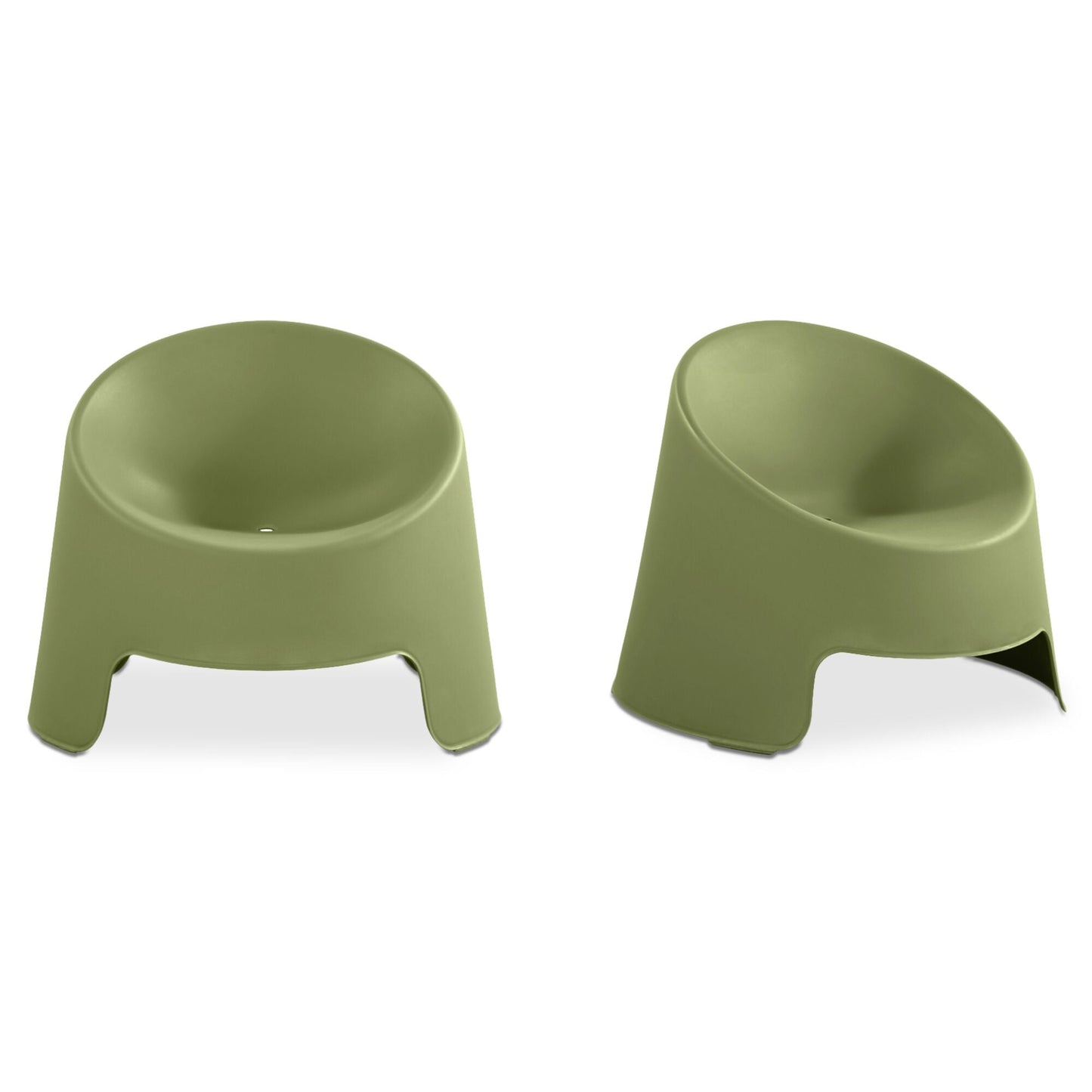 Nolla Green Outdoor Accent Chair (Set of 2) - Ornate Home