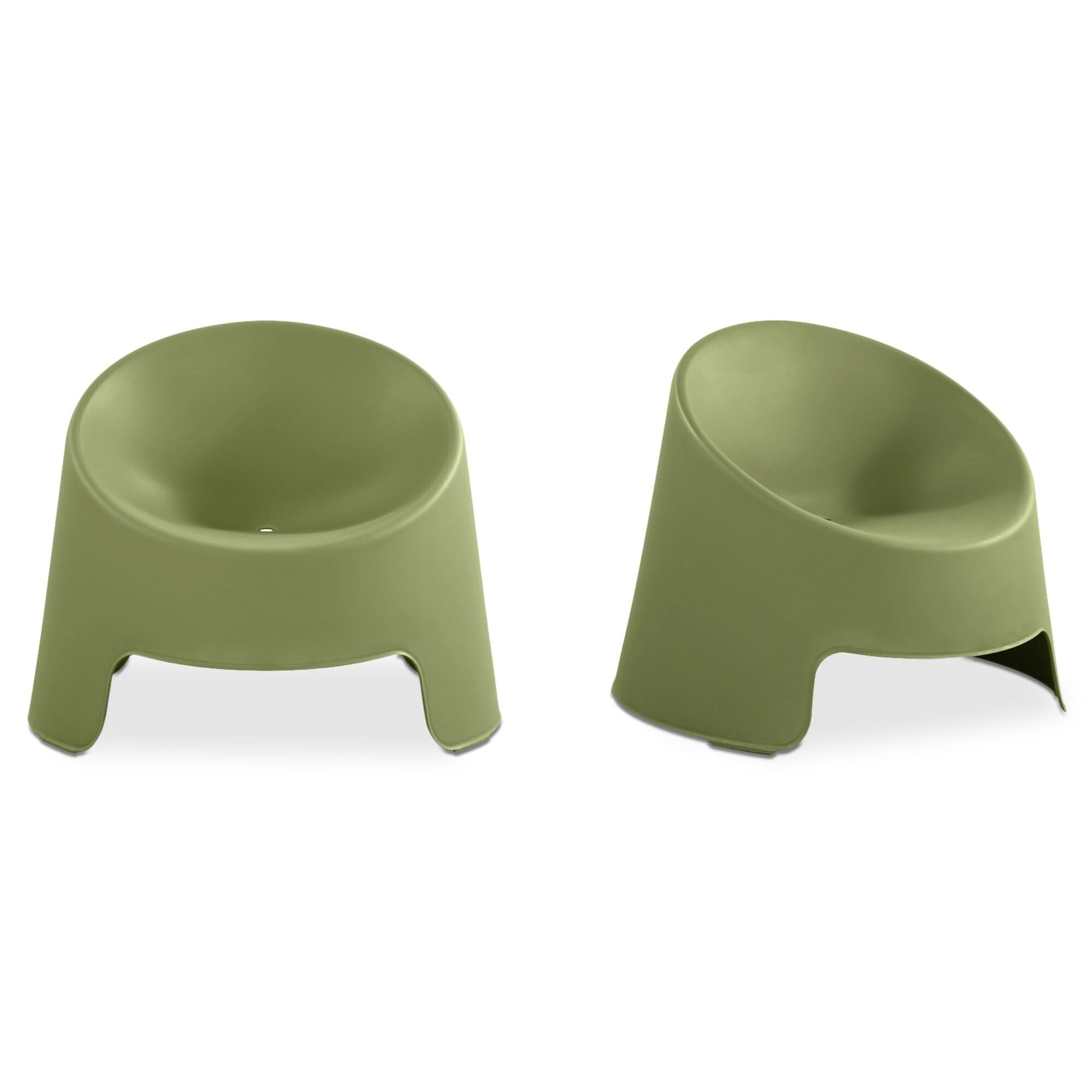 Nolla Green Outdoor Accent Chair (Set of 2) - Ornate Home