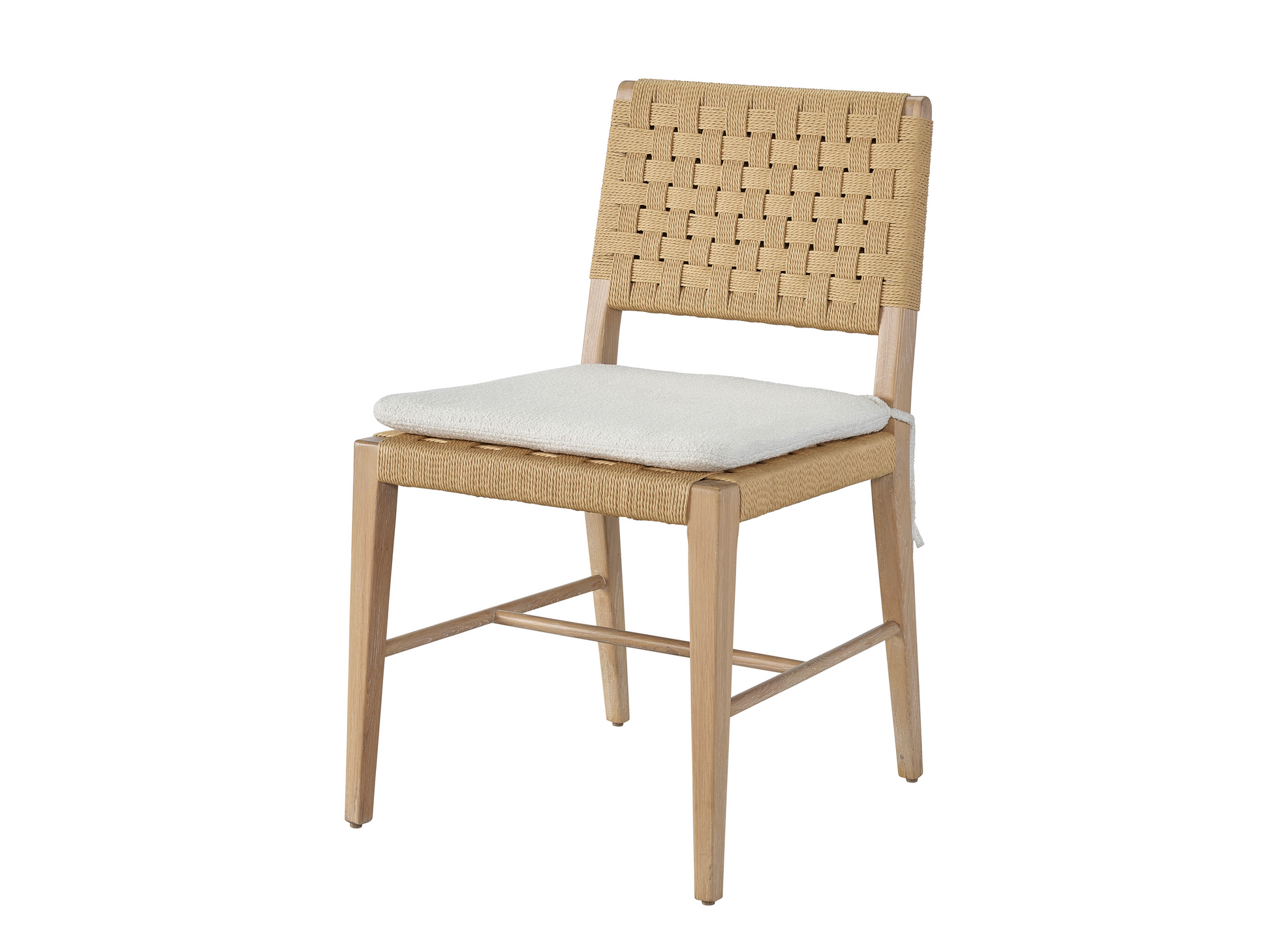 Nomad Ivory/White Oak Side Chair (Set of 2) - Ornate Home