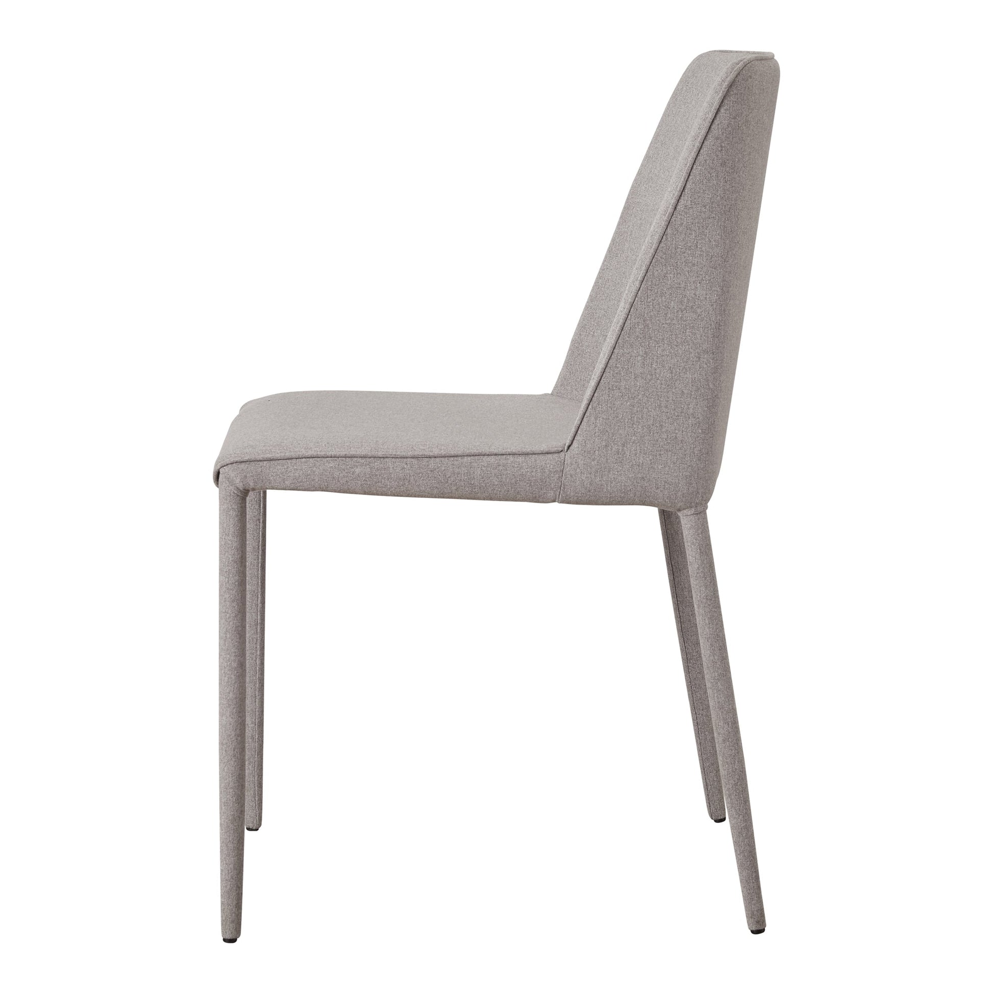 Nora Light Grey Dining Chair (Set of 2) - Ornate Home