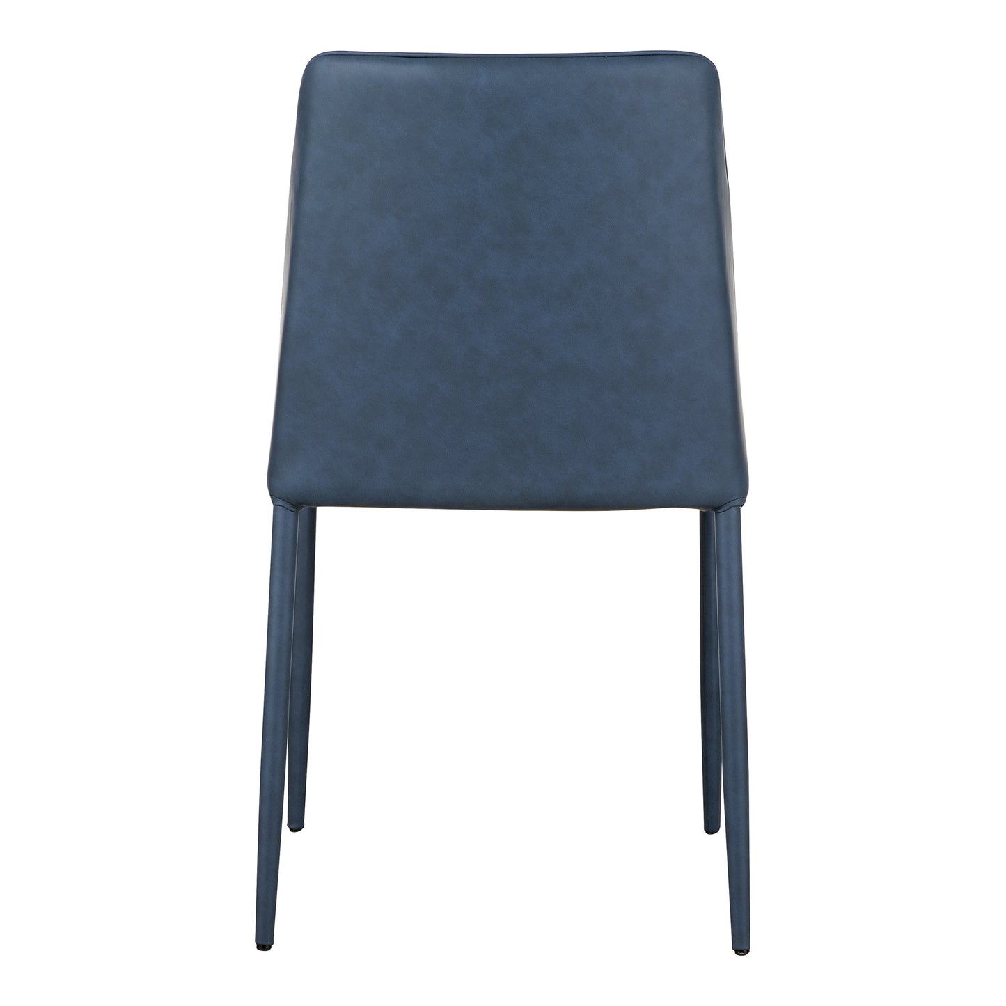 Nora Ocean Cavern Grey Vegan Leather Dining Chair (Set of 2) - Ornate Home