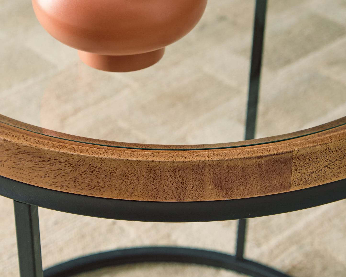 Noraluna Medium Brown End Table- Viva Furn